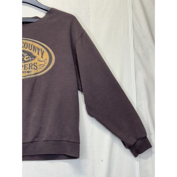 Orange County Choppers Brown Crewneck Sweatshirt Women’s M Vintage Moto - Picture 5 of 15